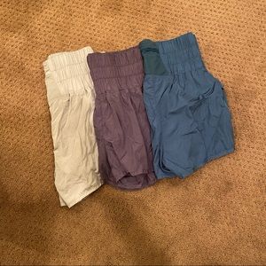 3 pairs of Free People The Way Home shorts